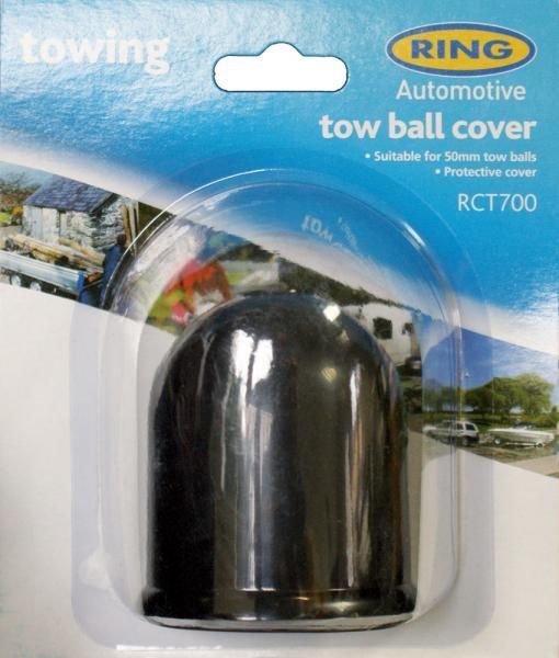 Ring Cover Ball Black Tow Hook