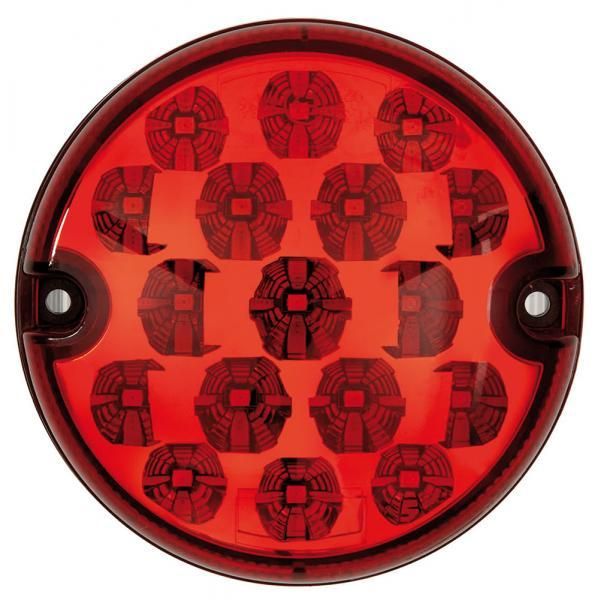 Anillo de luz LED 12-24V 95 mm luz antiniebla trasera roja