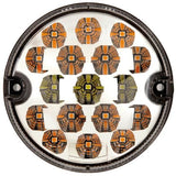 LED-Ringlicht 12-24V 95 mm Frontposition und transparente Pfeile