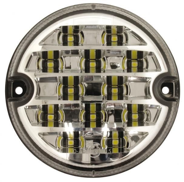 LED-Ringlicht 12–24 V, 95 mm, transparent, rückseitig
