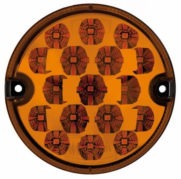 Ring Fanale a led 12-24V 95 mm frecce ambra