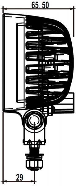 Ring Faro da lavoro a led 12-24V ovale