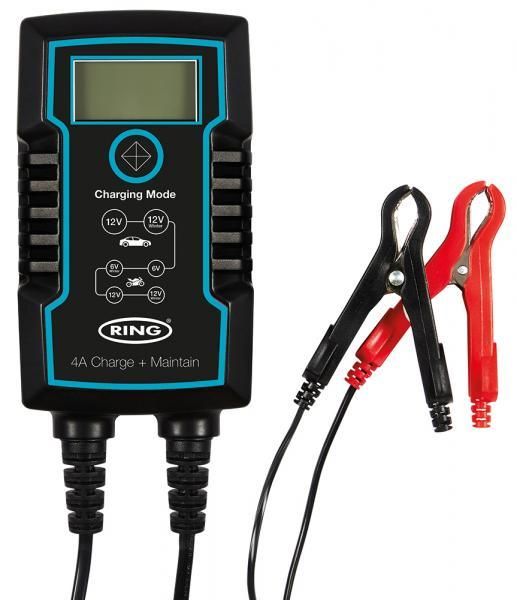 Ring SmartCharge 6/12V 4A Batterieladegerät und Erhaltungsladegerät