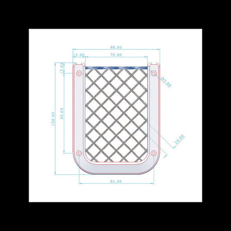 FNI Rete Portaoggetti In Plastica Nera N1780126