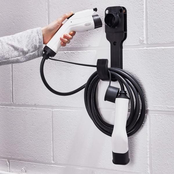 Ring Gancio da parete con portaspina per cavo auto elettriche (connettore tipo 1