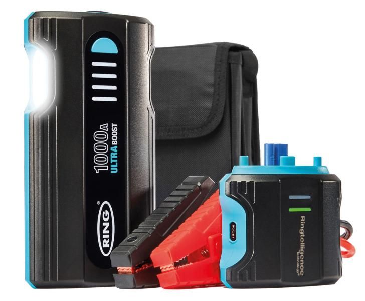 Arrancador de litio Ring Ring Ultra Boost de 12 V y 1000 Ah