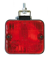 Luz antiniebla trasera cuadrada roja de anillo