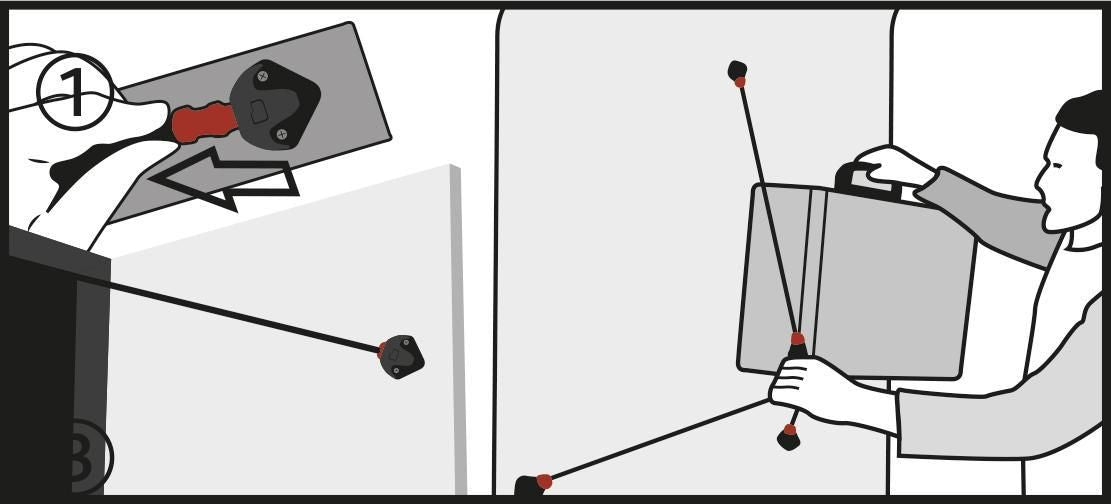 Ring Terminali per fissaggio a parete elastici Bungeecljc