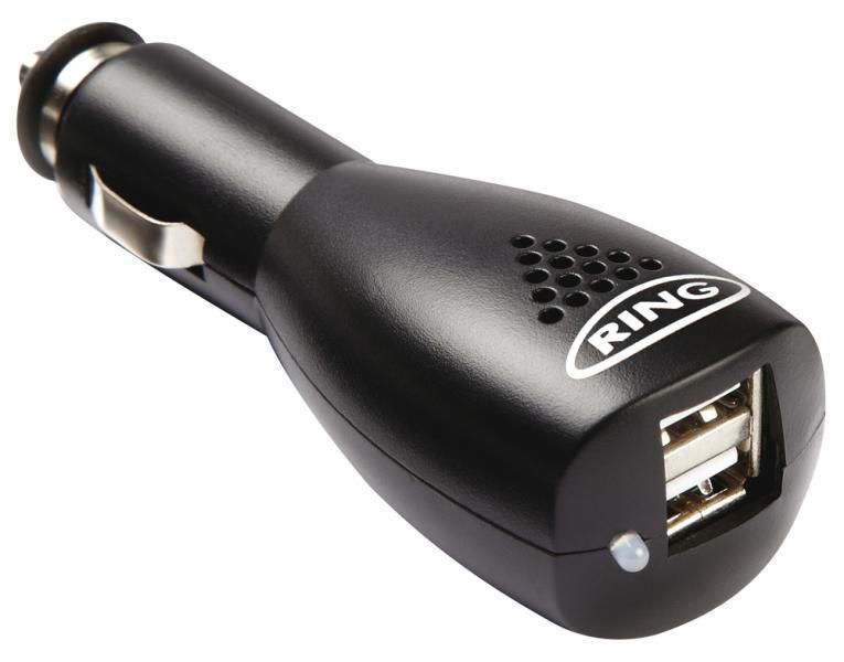 Cargador Ring 12/24V con 2 salidas USB 3,5A
