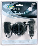 Cable alargador para encendedor de cigarrillos Ring, 12 V, 10 A, 3 m