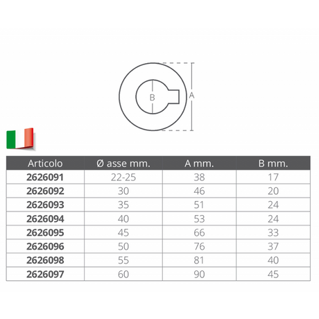 Enrico Polipodio Stainless Steel Washer Diameter 25 mm 00410R