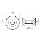 Arandela Tecnoseal Honda 01408-1