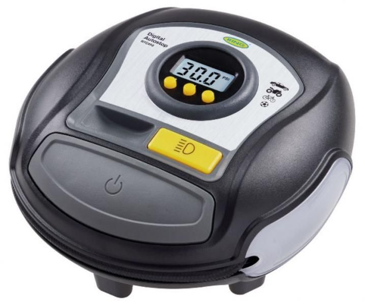 Ring Digitaler Kompressor 12V, programmierbar mit LED-Beleuchtung