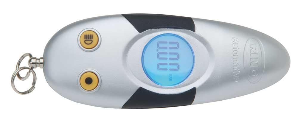 Mini llavero digital con manómetro y luz LED