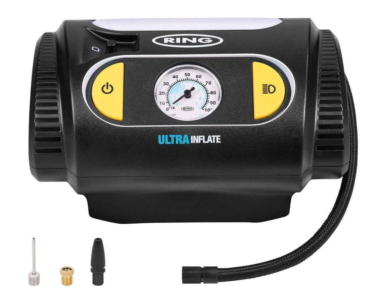 Ring 12V Analog Compressor with LED Light UltraInflate 10