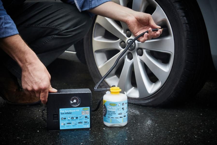 Ring Kit ripara pneumatici con sigillante in gel