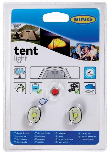 Ring Ring 2 Luci Led Per Tenda Campeggio
