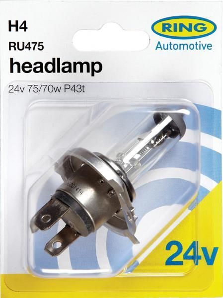 Ring Bulb 24V 75/70W H4