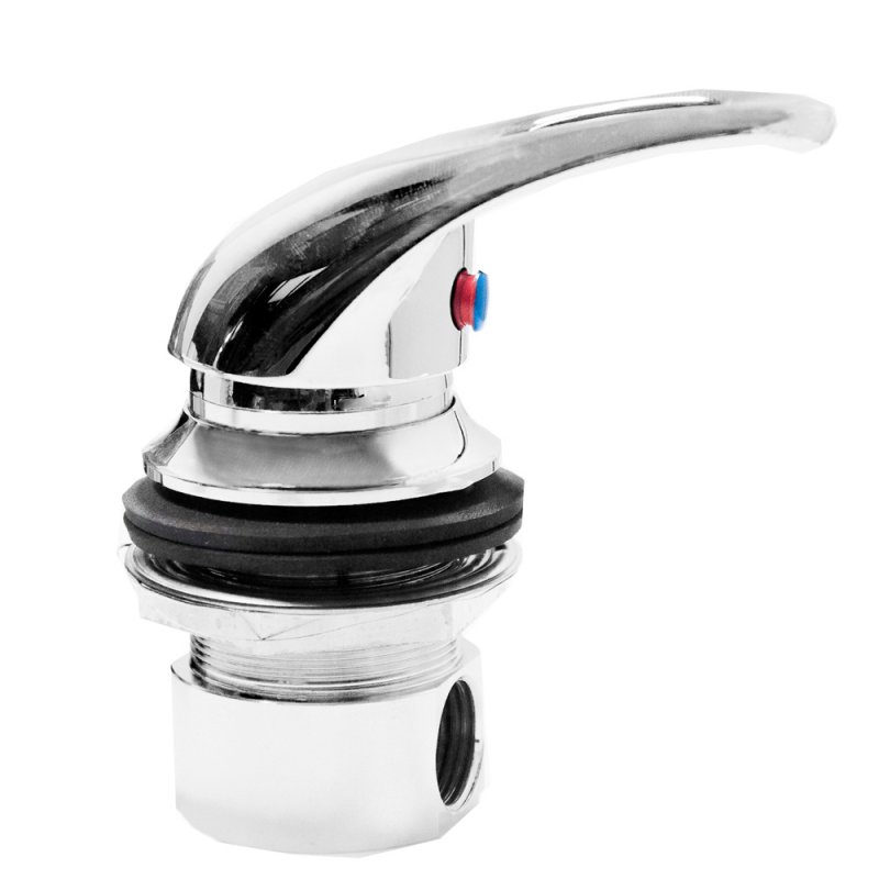 Grifo mezclador de ducha de acero inoxidable Elettrogas Aravon 42 LUX