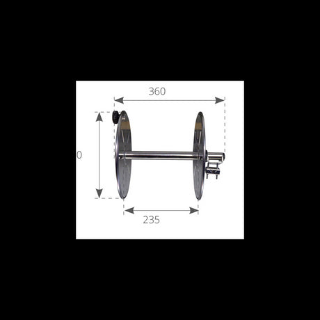 Douglas Marine Edelstahl-Seiltrommel 850-0000