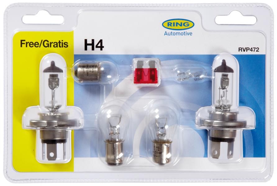 Ring Kit lampadine 12V H4