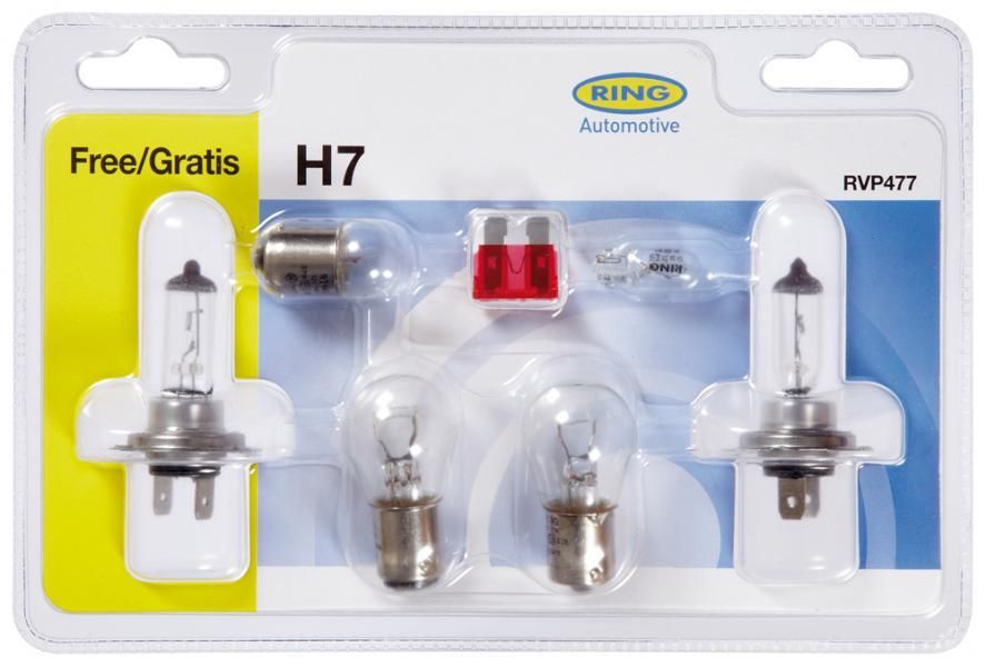 Ring Kit lampadine 12V H7