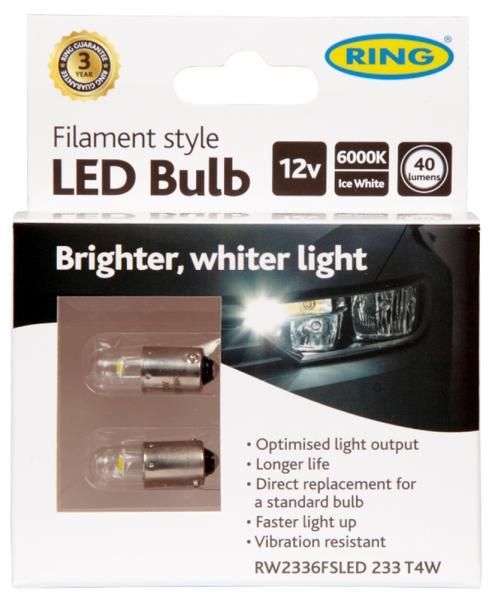 Ringförmige LED-Filamentlampen T4W 12V