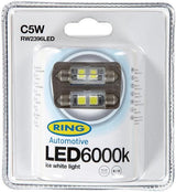 LED-Ringlampen 12V C5W 6000K 39 mm