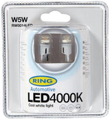 Ring Lampadine led 12V W5W/W3W 4000K