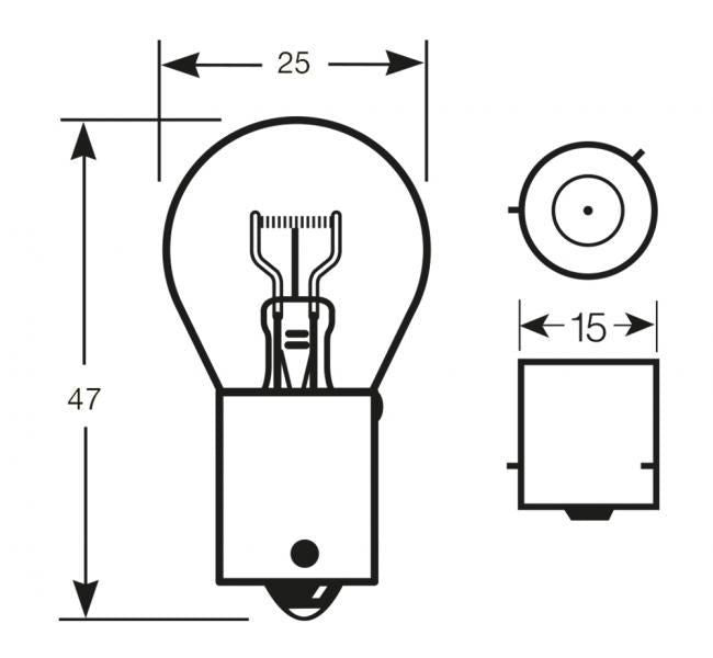 Ring Lampadine 24V 21W PY21W