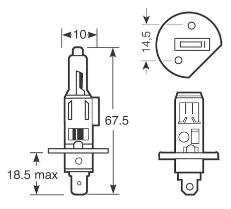 Ring-Xenonlampen 150 H1 12V