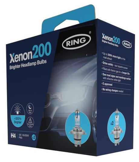 Ring Lampadine Xenon200 H4 12V 60/55W
