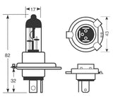 Ring Lampadine RallySport H4 12V 100/80W