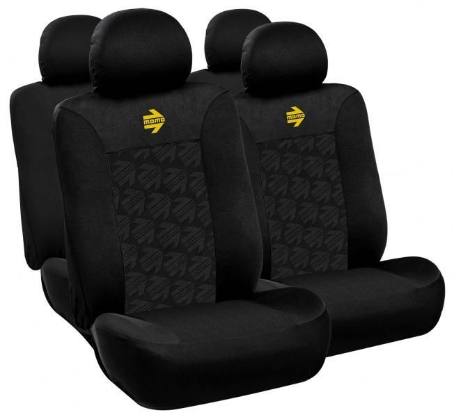 Momo Young Complete Seat Cover Series Black/Black