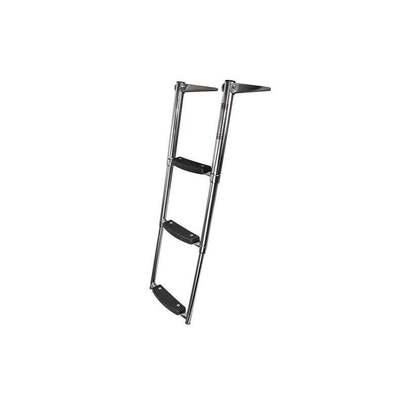 FNI Scaletta Inox 316 Telescopica 3Gr 03503003H BLACK STEP