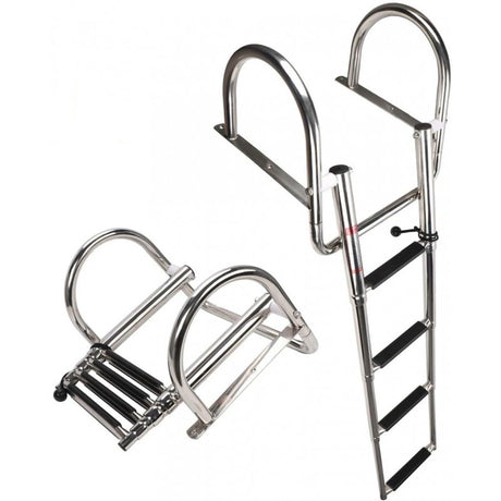 FNI Scaletta Inox mm 370X360 HF10-803SA BLACK STEP