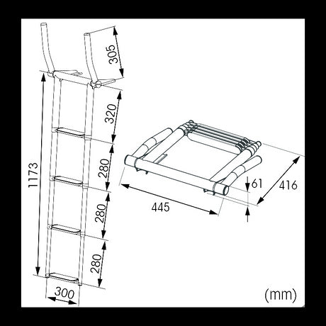 Plastimo Scaletta 4 Gradini 66531