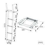 Plastimo Scaletta 4 Gradini 66531