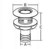 FNI Scarico a Mare Bordo Basso 3/8 490C.C