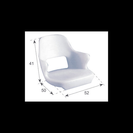 Barka Weiße Polyethylenschale 11000