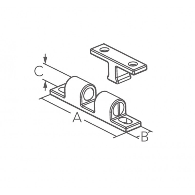 Pestillo de bola doble Marine Town Nautica Aisi316 9121518