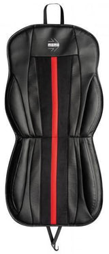 Momo Cuscino sedile Stripe nero/rosso