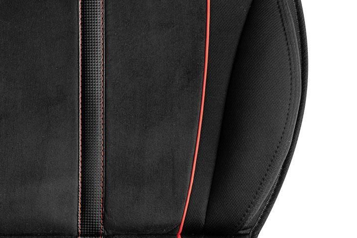 Momo Style Seat Cushion Black/Red