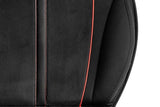 Momo-Style-Sitzkissen Schwarz/Rot