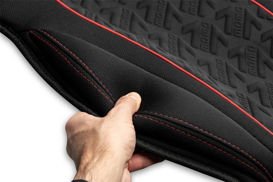 Momo Style Seat Cushion Black/Red