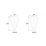 Douglas Marine 316 Stainless Steel Bow Shield 903-0001