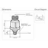 VDO Öldrucksensor 25 Bar 360-081-038-002C