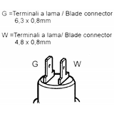 Sensor de temperatura del agua Vdo con alarma 20022Z