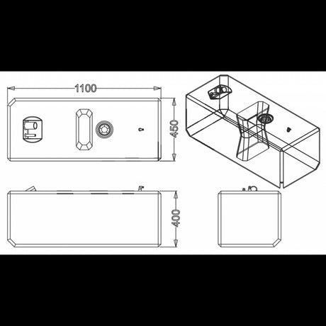Sic Electronics Division Fuel Tank Lt 160 HPSB0003