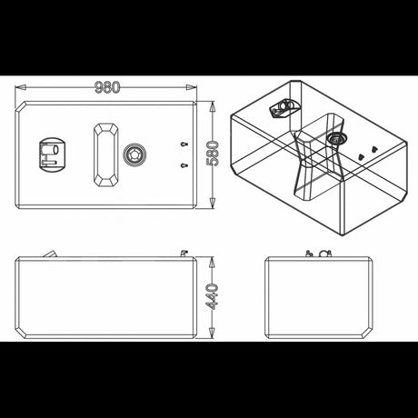 Sic Divisione Elettronica Serbatoio Carburante Lt 207 HPSB0002